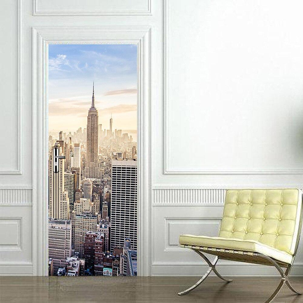 Vintage New York Door Stickers