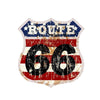 Vintage Route 66 Motorcycle Stickers