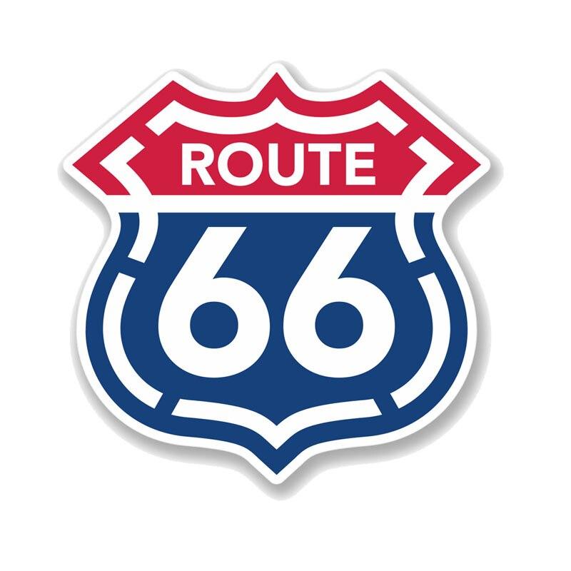 Vintage Route 66 Car Stickers