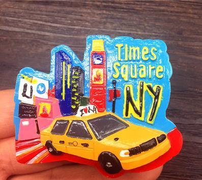 New York Yellow Taxi Vintage Stickers