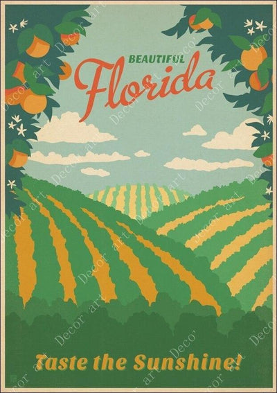 Florida Vintage Canvas Print