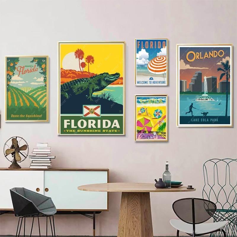 Florida Vintage Canvas Print