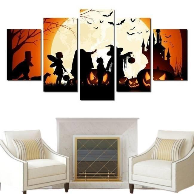 Vintage Halloween Canvas Print