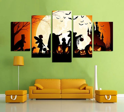 Vintage Halloween Canvas Print