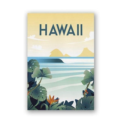 Vintage Hawaii Canvas Print