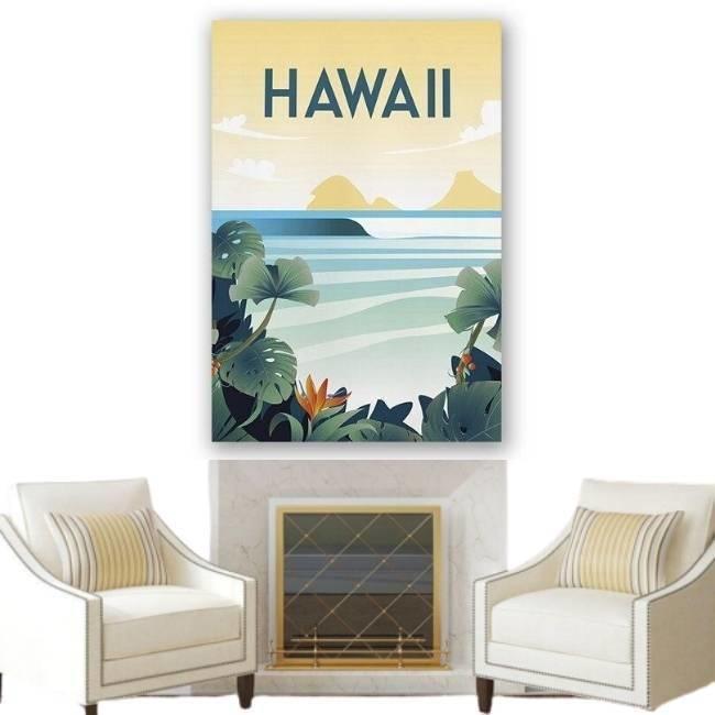 Vintage Hawaii Canvas Print