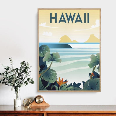 Vintage Hawaii Canvas Print