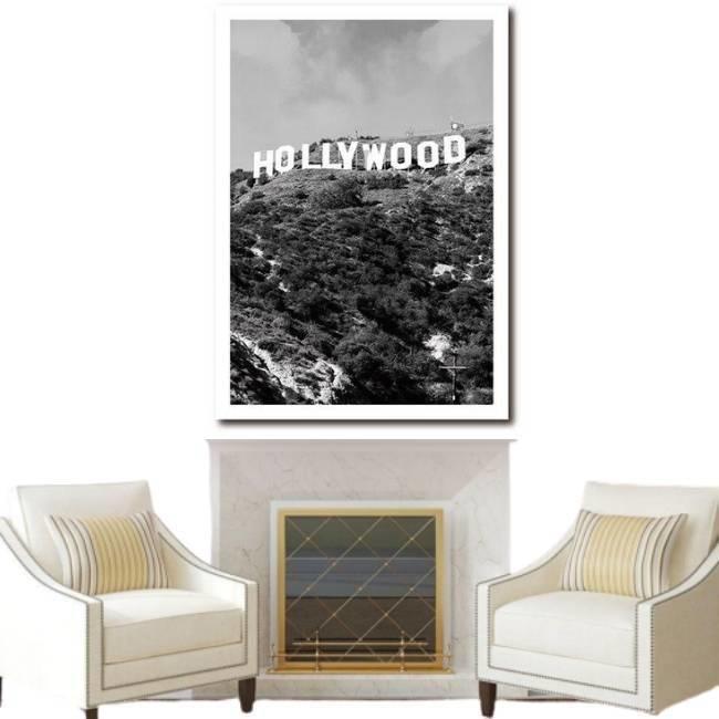 Vintage Hollywood Canvas Print