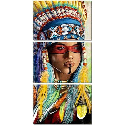 American Indian Vintage Canvas Print