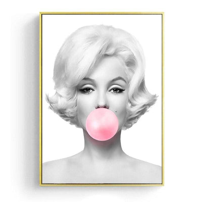 Vintage Marilyn Monroe Chewing gum Canvas Print
