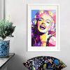 Vintage Marilyn Monroe Color Canvas Print