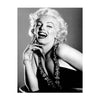 Vintage Marilyn Monroe Black And White Canvas Print