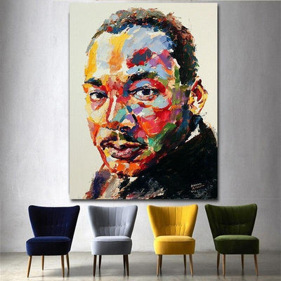 Martin Luther King Vintage Canvas Print