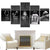 Vintage Michael Jordan Black And White Canvas Print