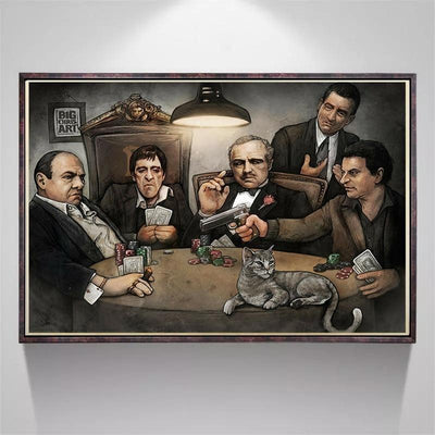 Vintage Canvas Print The Godfather