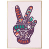 Vintage Canvas Print Peace And Love