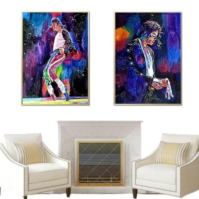 Vintage Canvas Print Michael Jackson Canvas Print