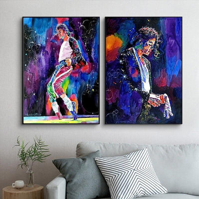 Vintage Canvas Print Michael Jackson Canvas Print