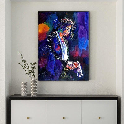 Vintage Canvas Print Michael Jackson Canvas Print