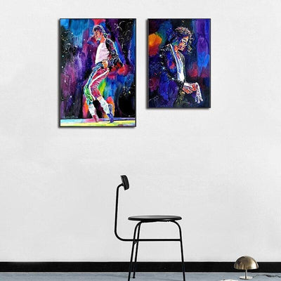 Vintage Canvas Print Michael Jackson Canvas Print