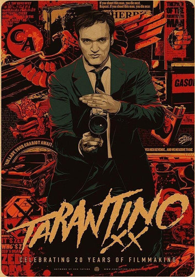 Vintage Tarantino Canvas Print