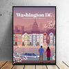 Washington Vintage Canvas Print