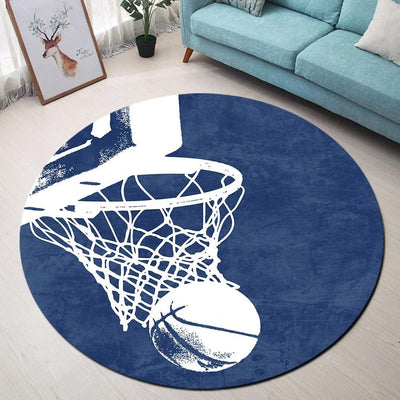 Vintage Basketball Rug