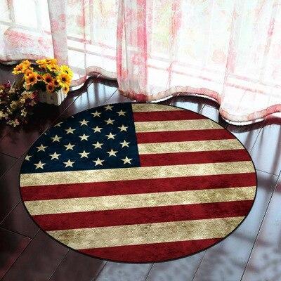 USA Flag Vintage Rug
