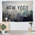 Vintage Tapestry Poster New York