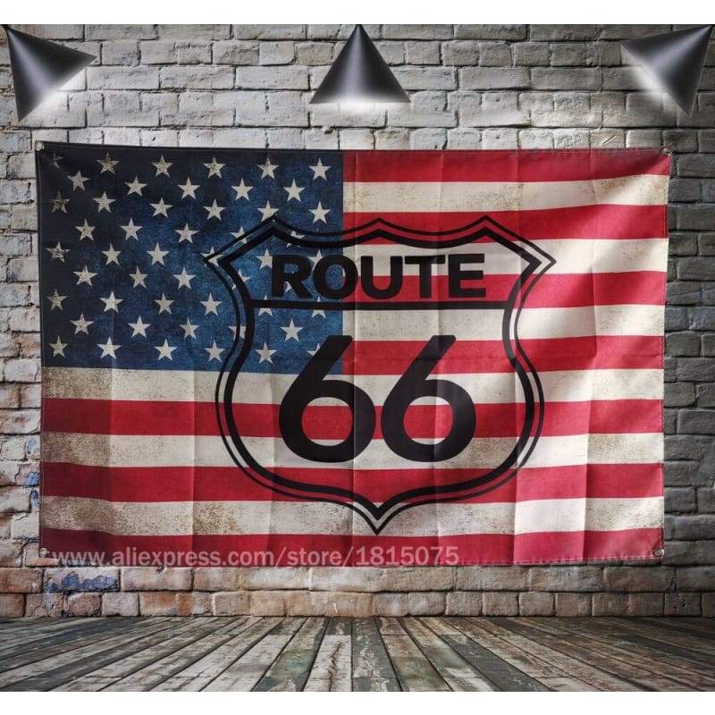Vintage Route 66 Tapestry