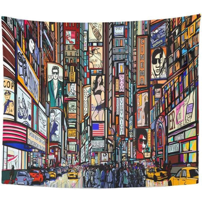 Vintage Trompe L'Oeil Tapestry New York