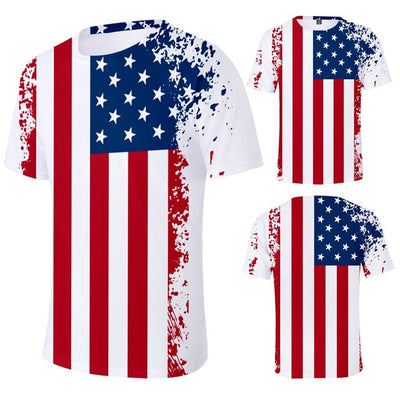 Men's Vintage American Flag T-Shirt